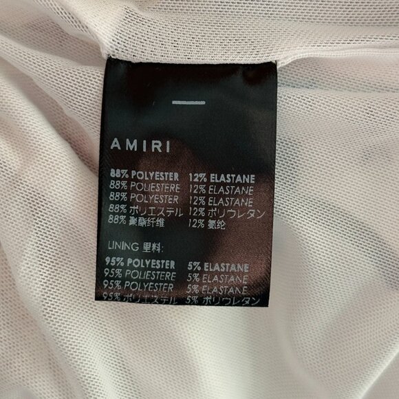 Amiri White & Multicolor Fortune Logo Swimshorts - Picture 4 of 4